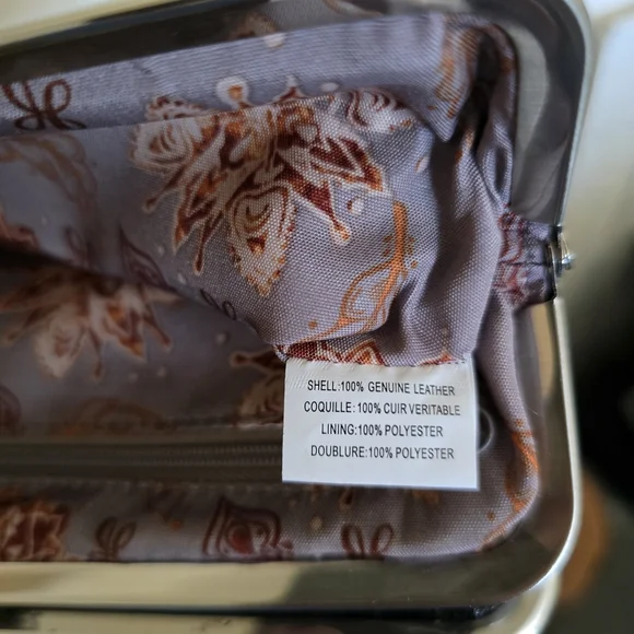 HOBO Black Floral Embossed Clutch - Picture 10 of 10